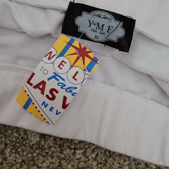 White VEGAS Lace shorts Women's Shorts sz XL Brand new with tags - Picture 3 of 5